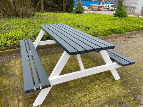 Picknicktafels Bi color van Rockwood, Tuin en Terras, Picknicktafels, Gebruikt, Rechthoekig, Hout, Ophalen