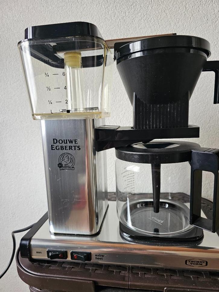 douwe egberts koffiezetapparaat kleur zilver, Witgoed en Apparatuur, Koffiezetapparaten, Gebruikt, Gemalen koffie, Koffiemachine