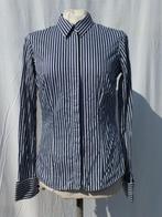 Blauw wit gestreepte katoenen blouse. Mt 36. Merk laura ashl, Blauw, ., Ophalen of Verzenden, Zo goed als nieuw