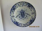 wandbord Nederland en Oranje 1898-1948., Ophalen of Verzenden
