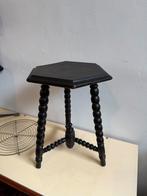 Antiek bobbin bijzettafeltje, vintage plantentafel, Ophalen