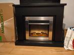 Elektrische haard met schouw, Huis en Inrichting, Ophalen, Gebruikt, Vrijstaande haard, Elektrische haard