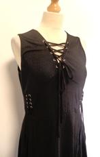 jurk Vixxsin/gothic, Kleding | Dames, Maat 38/40 (M), Zwart, Ophalen of Verzenden, Zo goed als nieuw