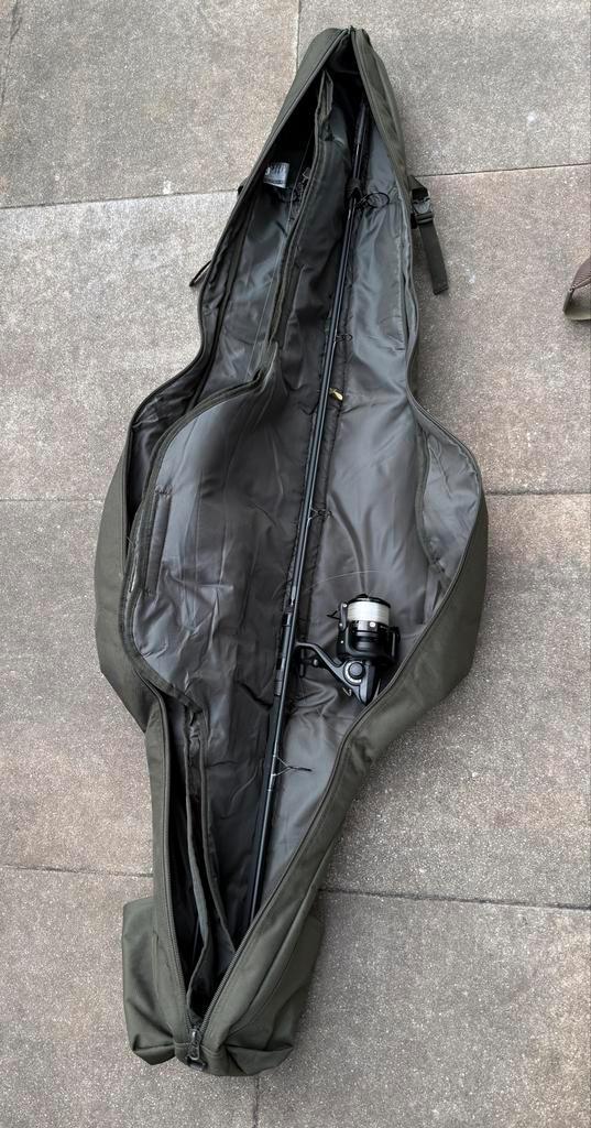 Karperset hengels compleet., Watersport en Boten, Hengelsport | Karpervissen, Gebruikt, Complete set, Ophalen