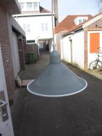 L.U.M Postmoderne geperforeerde metalen hanglamp '80, Huis en Inrichting, Lampen | Hanglampen, Ophalen of Verzenden, Gebruikt