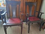 Klassieke stoelen, Huis en Inrichting, Stoelen, Ophalen, Gebruikt, Rood, Twee