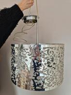 Zilveren hanglamp, Huis en Inrichting, Lampen | Lampenkappen, Zo goed als nieuw, Ophalen