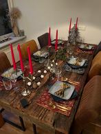 Robuuste eettafel, Huis en Inrichting, Tafels | Eettafels, Ophalen, Gebruikt, 200 cm of meer, 50 tot 100 cm