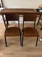 2 eetkamerstoelen, Huis en Inrichting, Complete eetkamers, Ophalen, Zo goed als nieuw, Minder dan 4 stoelen