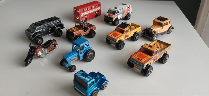 Matchbox lot, jaren 80 en ouder., Verzamelen, Speelgoed, Gebruikt, Ophalen of Verzenden