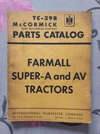 Onderdelenboek Mc Cormick Farmall Super A en AV, Ophalen of Verzenden, Gelezen, Tractor en Landbouw
