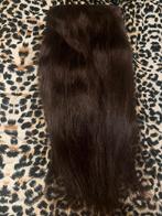 Clip in extensions donkerbruin, Sieraden, Tassen en Uiterlijk, Uiterlijk | Haarverzorging, Ophalen of Verzenden, Zo goed als nieuw