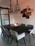 2 hanglampen + 1 staandelamp, Huis en Inrichting, Lampen | Hanglampen, Ophalen, 50 tot 75 cm, Zo goed als nieuw, Metaal