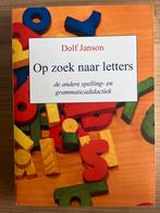 Op zoek naar letters - Dolf Janson, Ophalen of Verzenden, Alpha, Nieuw, Niet van toepassing