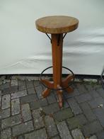 Barkruk/plantentafel, eiken, Gebruikt, Hout, Ophalen, Met voetsteun