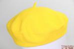 Alpino Baret geel geweven 53-59 one size fits almost all New, Ophalen of Verzenden, Nieuw, Muts