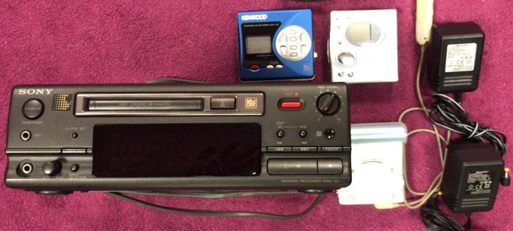 Sharp x 2 /Sony/Kenwood, Defect Mini Disc player/recorder, Audio, Tv en Foto, Walkmans, Discmans en Minidiscspelers, Walkman, Ophalen of Verzenden