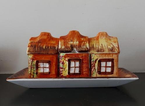 Vintage Price Kensington Cottage Ware peper zout mosterdstel, Antiek en Kunst, Antiek | Servies los, Ophalen of Verzenden
