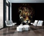 Fotobehang / Behang - Luipaard - Panter - Jaguar, Huis en Inrichting, Stoffering | Behang, Minder dan 10 m², Zwart, Verzenden