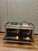 Luxe Boretti Fornuis 8 pits RVS dubbele oven 150 cm breed, Witgoed en Apparatuur, Fornuizen, Fornello Esperta, Grill, Ophalen of Verzenden