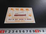 sticker Nederlandse Vereniging Gehandicapte Sportvissers NVG, Verzamelen, Ophalen, Zo goed als nieuw, Bedrijf of Vereniging