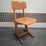 CASALA vintage houten stoel schoolstoel bureaustoel zith.46, Huis en Inrichting, Stoelen, Ophalen, Gebruikt, Bruin, Vintage design Mid Century jaren 60 70 80 90 schoolstoel