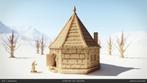 Scenery - Drennheim - Small hut (Code2), Hobby en Vrije tijd, Wargaming, Ophalen of Verzenden, Nieuw, Overige soorten, Toebehoren