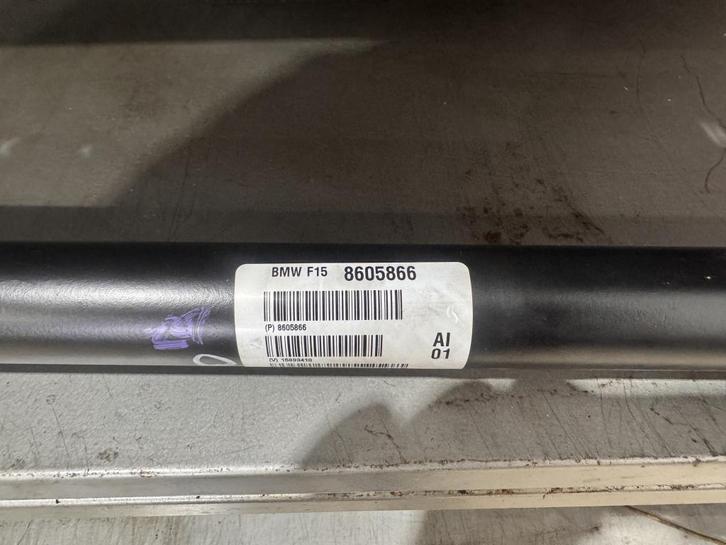 BMW F15 F16 E70 E71 Cardanas origineel Gebruikt, Auto-onderdelen, Ophanging en Onderstel, BMW, Gebruikt, Ophalen of Verzenden