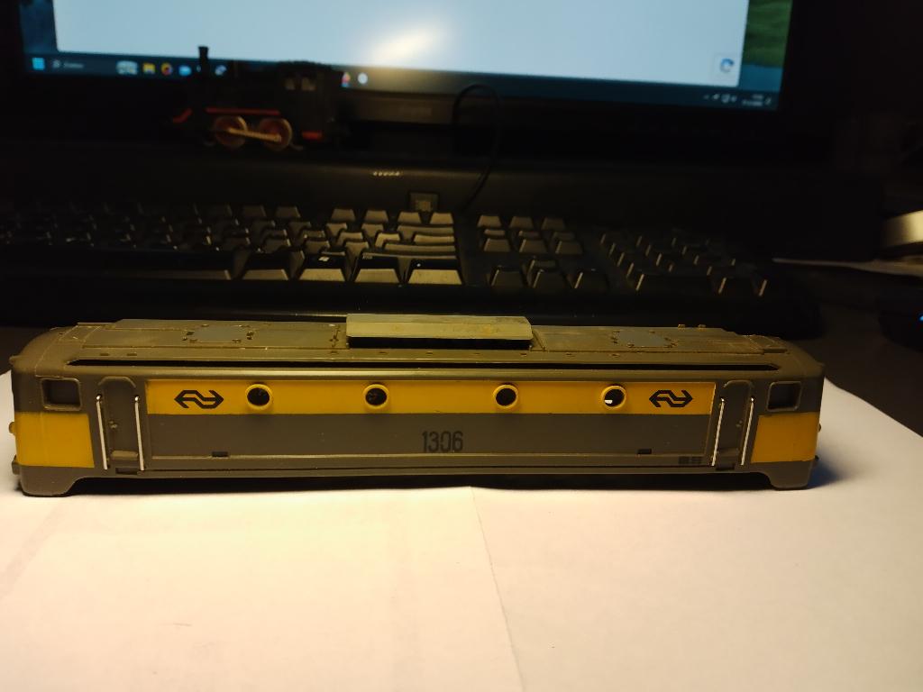 Locomotief kap. H0. Jouef. NS 1306, Gebruikt, Jouef, Ophalen of Verzenden, NS