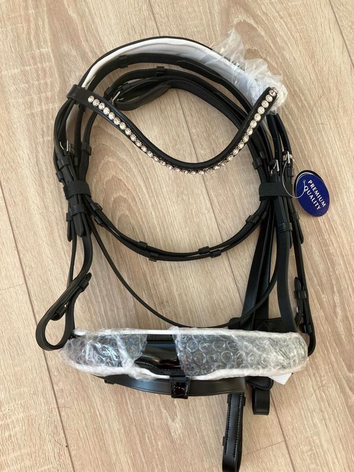 Nwe Profi-Rider hoofdstel anatomisch kopstuk en & neusriem, Dieren en Toebehoren, Paarden en Pony's | Hoofdstellen en Tuigage