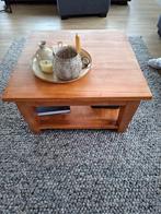 Teakhouten salontafel, Ophalen, 50 tot 100 cm, Vierkant, 50 tot 100 cm