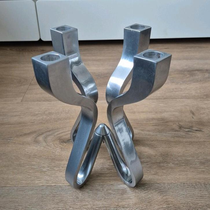 Karim Rashid kandelaar voor 4 kaarsen, Antiek en Kunst, Kunst | Designobjecten, Ophalen of Verzenden