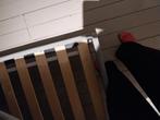 Slattum gestoffeerd bed 140x200, Gebruikt, Tweepersoons, 200 cm, 140 cm