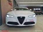 Alfa Romeo Giulia 2.0T 310PK|Trekhaak|Camera|Stuur verwarm, Auto's, Alfa Romeo, Bedrijf, Benzine, Wit, Lease