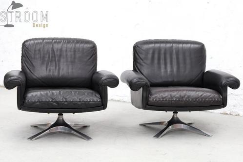 De Sede Lounge chairs fauteuils Jaren Vintage Design Stoelen, Huis en Inrichting, Banken | Complete zithoeken, Gebruikt, Hout