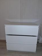 IKEA Malm Ladekast Wit, Huis en Inrichting, Ophalen, 50 tot 100 cm, Zo goed als nieuw, 3 of 4 laden