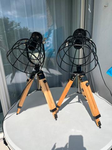 2 super leuke industriele lampjes te koop  beschikbaar voor biedingen