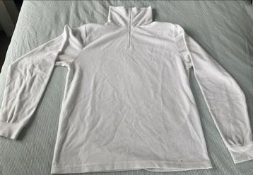 Witte Fleece Trui - Falcon Sports - Maat M beschikbaar voor biedingen