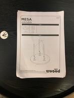 Zwarte bijzettafel van Woood, Huis en Inrichting, Tafels | Salontafels, 50 tot 100 cm, Rond, Nieuw, M