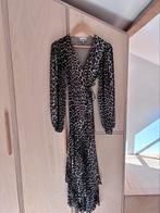 GANNI panter wrap dress, Maat 38/40 (M), Bruin, Verzenden, Zo goed als nieuw
