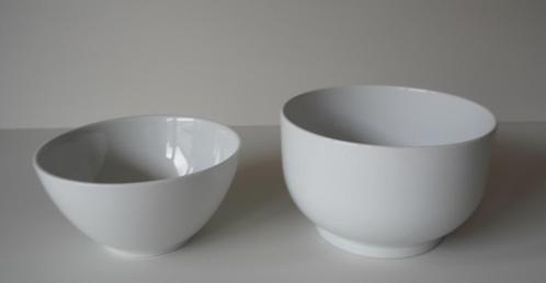 WIT ikea365 kom en schaal uit oude collecte aardewerk, Huis en Inrichting, Keuken | Servies, Gebruikt, Kom(men), Overige stijlen