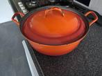 Gietijzeren Braadpan - Oranje, Ophalen of Verzenden, Gebruikt, Gietijzer, Koekenpan of Braadpan