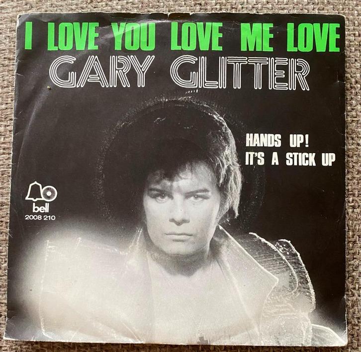 Vinyl Singeltje Gary Glitter 1973, Cd's en Dvd's, Vinyl Singles, Zo goed als nieuw, Single, Pop, 7 inch, Ophalen of Verzenden