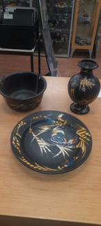 3 x gouda plateel decor  "noir"., Ophalen of Verzenden