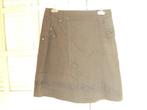 Groen bruin katoenen college rok FRANSA mt 38 goede staat, Maat 38/40 (M), Bruin, Fransa, Ophalen of Verzenden