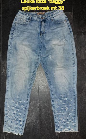 Ibiza Spijkerbroek mt 38 - Miss Bon Jeans - Baggy beschikbaar voor biedingen