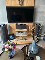 Curved Samsung TV met Onkyo versterker en Focal Chorus boxen, Overige merken, Gebruikt, 70 watt of meer, Ophalen of Verzenden