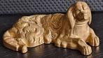 koperen beeld met potje onder het hoofd voor inkt. Hond, Antiek en Kunst, Kunst | Beelden en Houtsnijwerken, Ophalen of Verzenden