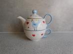 Tea for one Theepot Kopje Haan Price & Kensington, Ophalen of Verzenden, Aardewerk, Overige stijlen, Overige typen