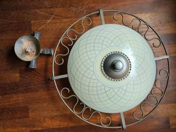 Plafondlamp jaren '50  beschikbaar voor biedingen